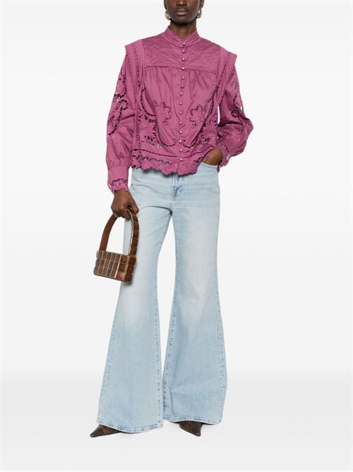 Camicia Floral-Cut-Out FARM RIO | 344402PINKL0027